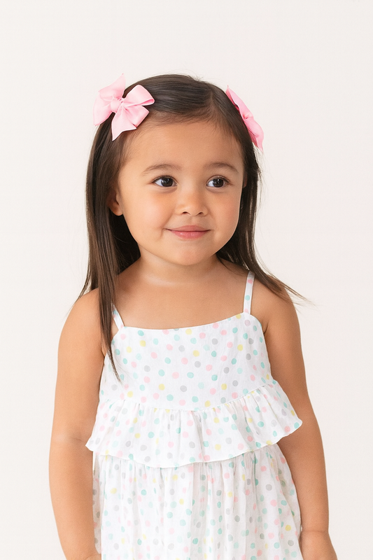 Small Hair Bows 2"  {The Kai Bow} Pigtail Set